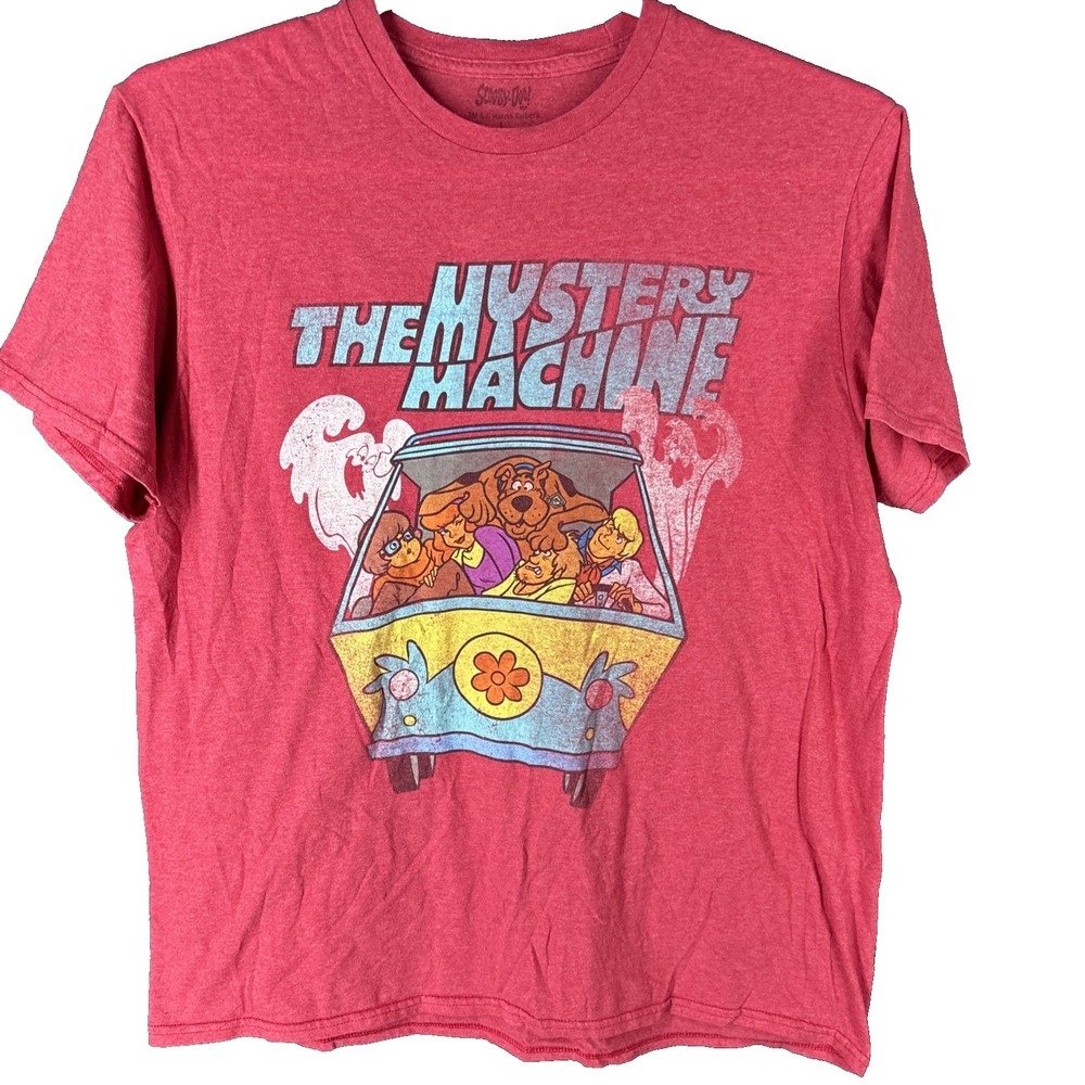 Hanna-Barbera Women's Multicolor Scooby-Doo The Mystery Machine T-Shirt  Small